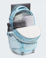 The North Face Women's Recon Luxe Backpack in Glacier/Burnt Coral/Metallic
