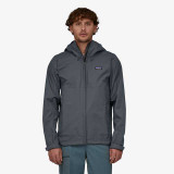 The Patagonia Men's Torrentshell 3L Rain Jacket in Smolder Blue