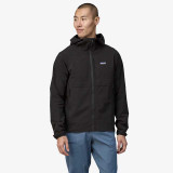 Patagonia Men's R1® TechFace Hoody Black detail view