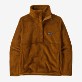 Patagonia Women's Re-Tool Half-Snap Pullover in Shelter Brown colorway