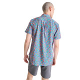 The Chubbies Men's Breezetech Friday Shirt in the Spade Pattern