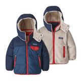 Patagonia Toddlers' Reversible Tribbles Hoody Jacket Stone Blue detail