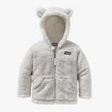 Patagonia Toddlers' Furry Friends Fleece Hoody Birch White front