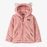 Patagonia Toddlers' Furry Friends Fleece Hoody Mallow Pink back