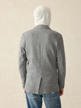 Faherty Men's Inlet Knit Blazer Heather Grey side