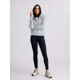 Free Fly Women's Bamboo Lightweight Fleece Zip Hoodie in Light Heather Grey colorway