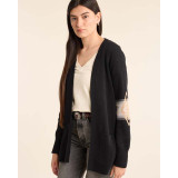 Pendleton Women's Sierra Springs Cotton Cardigan in Black Harding Multi colorway