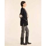 Pendleton Women's Sierra Springs Cotton Cardigan in Black Harding Multi colorway