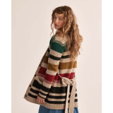 Pendleton Women's Camp Stripe Cardigan in Ivory Stripe Multi colorway