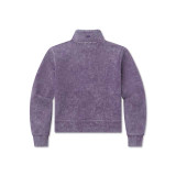 Southern Marsh Women's Seawash™ Half Zip Active Pullover in Mountain Purple colorway