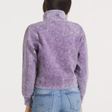 Southern Marsh Women's Seawash™ Half Zip Active Pullover in Mountain Purple colorway