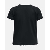 Under Armour Girl's  UA Tech™ Short Sleeve in Black colorway