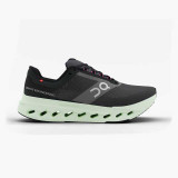 The On Running Women's Cloudsurfer Next Running Shoes in the Black and Lima Colorway