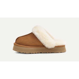 The Ugg Women's Disquette Slippers in Chestnut Brown