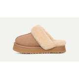Ugg Women's Disquette Slippers Sand Tan heel detail