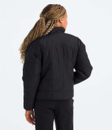 The North Face Girls' Reversible Shasta Full-Zip Jacket in TNF Black detail