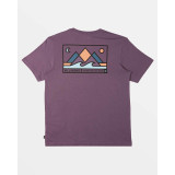 Billabong Men's Range Short Sleeve T-Shirt in the colorway Dusty Grape