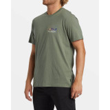 Billabong Men's Range Short Sleeve T-Shirt in the colorway Fern