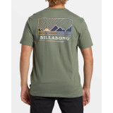 Billabong Men's Range Short Sleeve T-Shirt in the colorway Fern