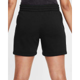 Nike Girls' Sportswear Club Fleece 5" French Terry Shorts in Black colorway