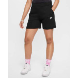Nike Girls' Sportswear Club Fleece 5" French Terry Shorts in Black colorway