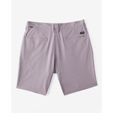 The Billabong Men's Crossfire Mid 19" Hybrid Shorts in the colorway Plum