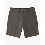 The Billabong Men's Crossfire Mid 19" Hybrid Shorts in the colorway Asphalt