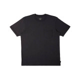 The Billabong Men's Essential Wave Washed Short Sleeve Pocket T-Shirt in the colorway Black