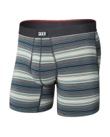 SAXX Men's Vibe Xtra Boxer Briefs - Baja Stri[e / Dark Sage