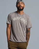 Municipal Men's Origin SuperBlend T-Shirt in Athletic Grey