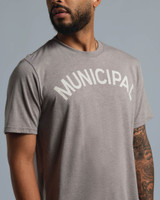 Municipal Men's Origin SuperBlend T-Shirt in Athletic Grey