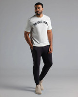 The Municipal Men's Origin SuperBlend T-Shirt in Natural White