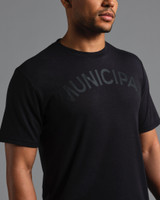 The Municipal Men's Origin SuperBlend Tee in Black