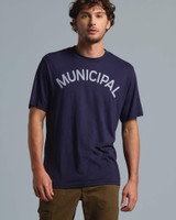 The Municipal Men's Origin SuperBlend Tee in Navy