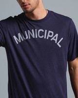 The Municipal Men's Origin SuperBlend Tee in Navy