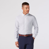The Mizzen Main Men's Leeward Dress Shirt in White