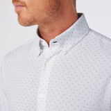 The Mizzen Main Men's Leeward Dress Shirt in White