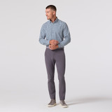 The Mizzen Main Men's Leeward Dress Shirt in Dark Slate Todos Plaid