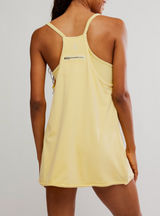FP Movement Women's Hot Shot Mini Dress in Sunlit Yellow