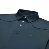 The Texas Standard Men's Lariat Western Polo in Indigo