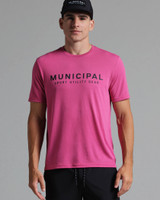 Municipal Men's 4AM Club T-Shirt in Magenta