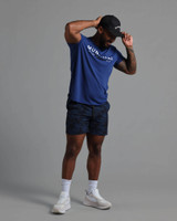 The Municipal Men's 4AM Club T-Shirt in Dusk Blue