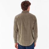 Criquet Men's Corduroy Pearl Snap Long Sleeve Shirt