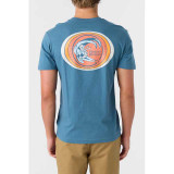 The O'Neill Men's Reverbaration Standard Fit Tee in Real Teal