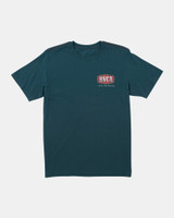 RVCA Men's Flight Path T-Shirt in Duck Blue