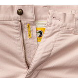 The Duck Head Men's Gold School Pants in Washed Pink