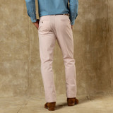 The Duck Head Men's Gold School Pants in Washed Pink