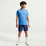 The Nike Kids' Nike Legend DRI-FIT Tee in University Blue