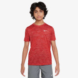 The Nike Kids' Sportswear Legend DRI-FIT Tee in University Red