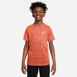The Nike Kids' Sportswear Legend DRI-FIT Tee in Vintage Coral